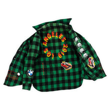 Load image into Gallery viewer, Up-Cycled &quot;The Car Company&quot;  Flannel