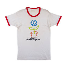 Load image into Gallery viewer, 70s Volkswagen &quot;New American Plant&quot; Ringer T-Shirt