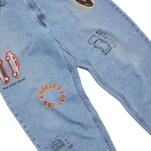 Load image into Gallery viewer, Up-Cycled &quot;The Car Company&quot;  Levi&#39;s 560 36x31